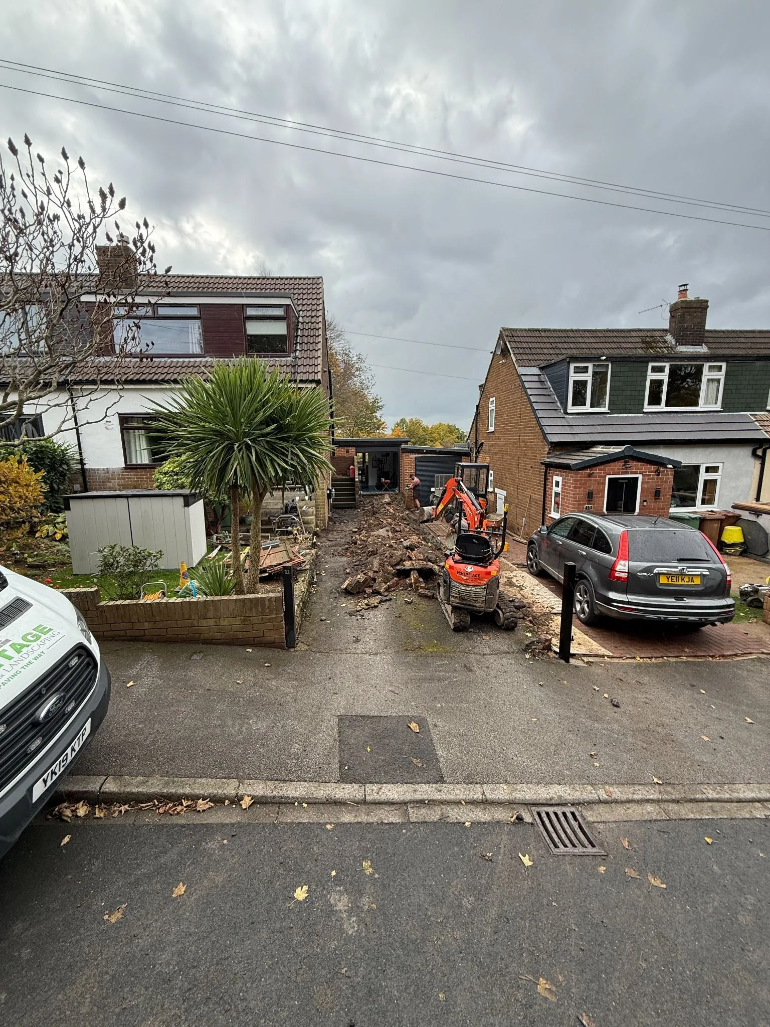 Proper ground preparation by Heritage Paving