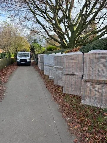 Open-graded permeable driveway sub-base prepared in Wetherby