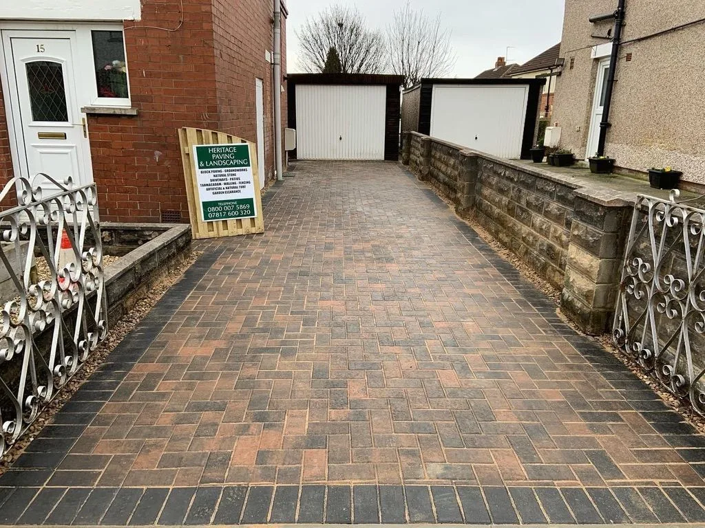 Traditional block paving driveway from Heritage's Pudsey portfolio