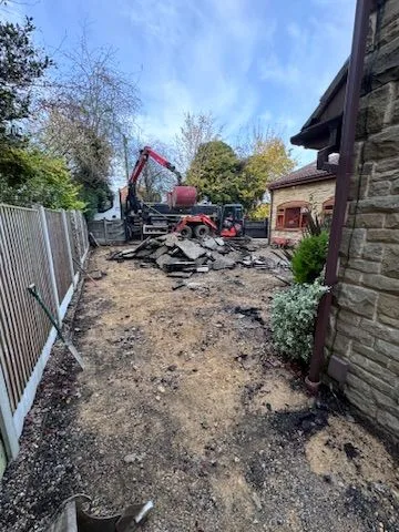 Driveway excavation and waste removal in Wetherby