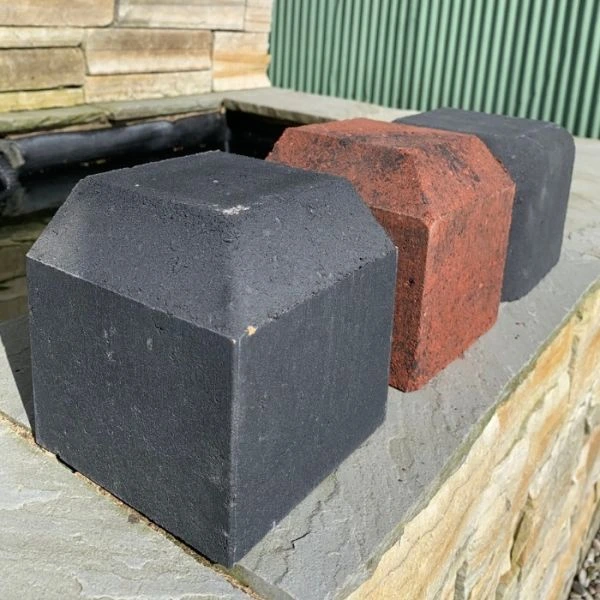KS small kerbs · Charcoal and brindle · Product example.
